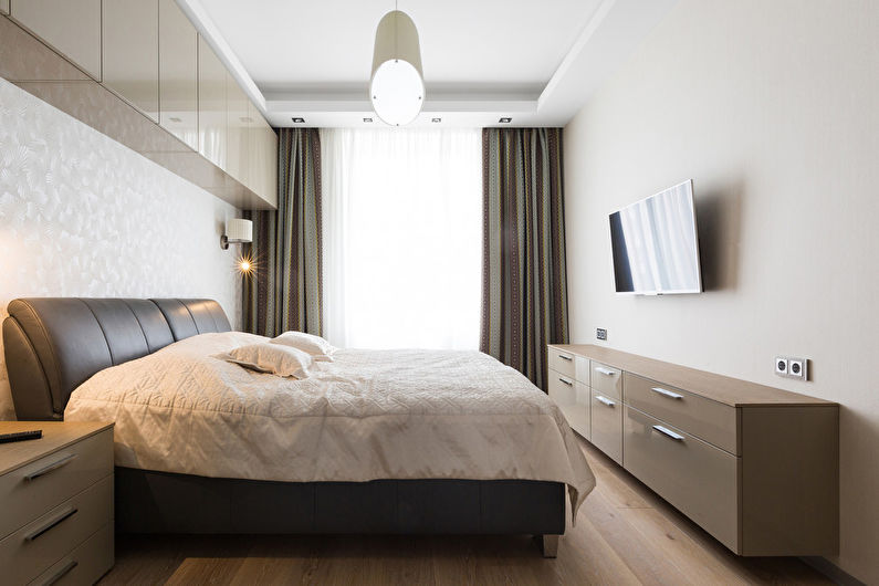 Plafond de cloison sèche dans la chambre - photo