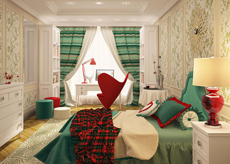 Ontwerpproject van de slaapkamer “Scottish Rose” - foto 1