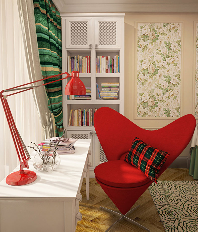 Designprojekt för sovrummet “Scottish Rose” - foto 6