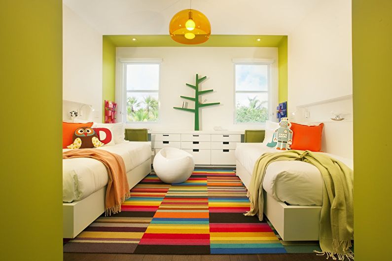 Color pistacho en el interior de una habitación infantil - Foto de diseño