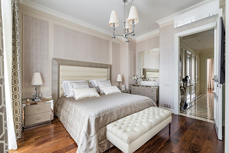 Chambre design d'intérieur dans le style néoclassique - photo