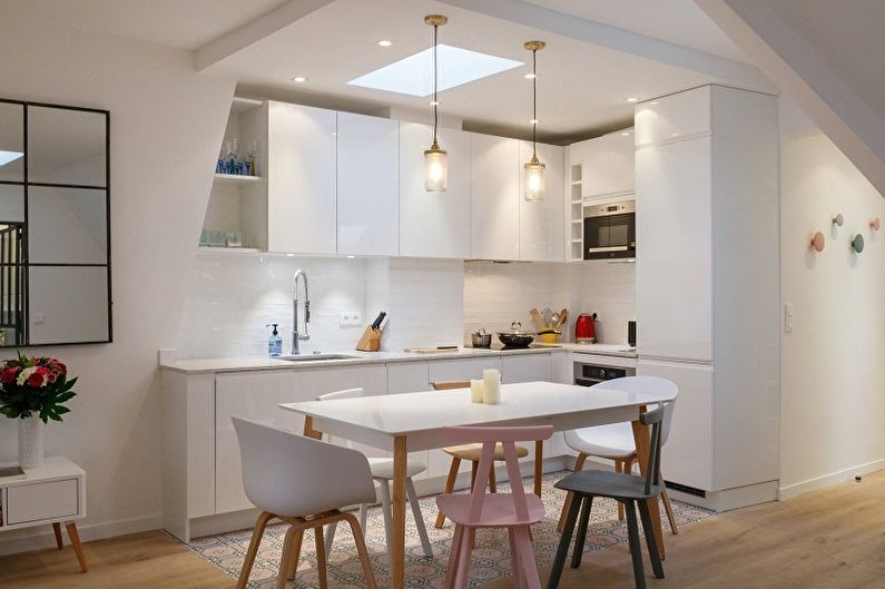 Design d'intérieur de cuisine 10 m2 - photo