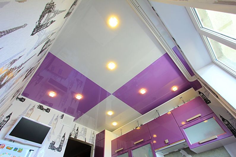 Come ingrandire visivamente una stanza - Soffitto teso