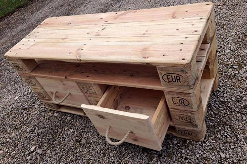 Furniture from pallets - Tables