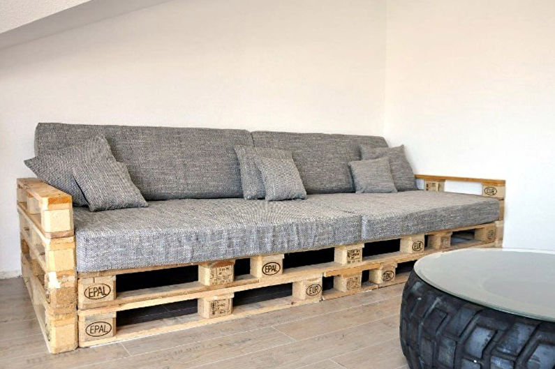 Furniture from pallets - Sofas and armchairs