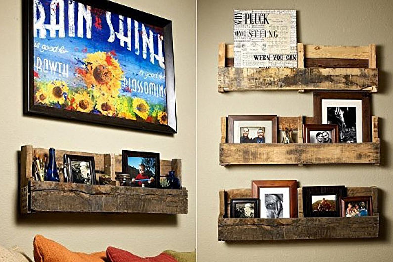 Furniture from pallets - Racks, chests of drawers and shelves