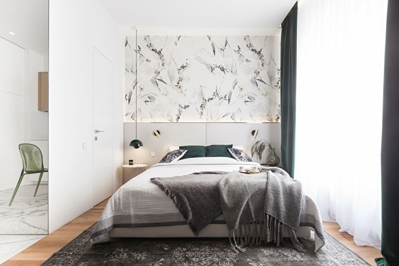 Chambre design d'intérieur dans un style moderne - photo