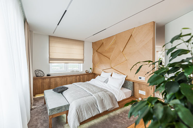 Chambre design d'intérieur dans un style moderne - photo