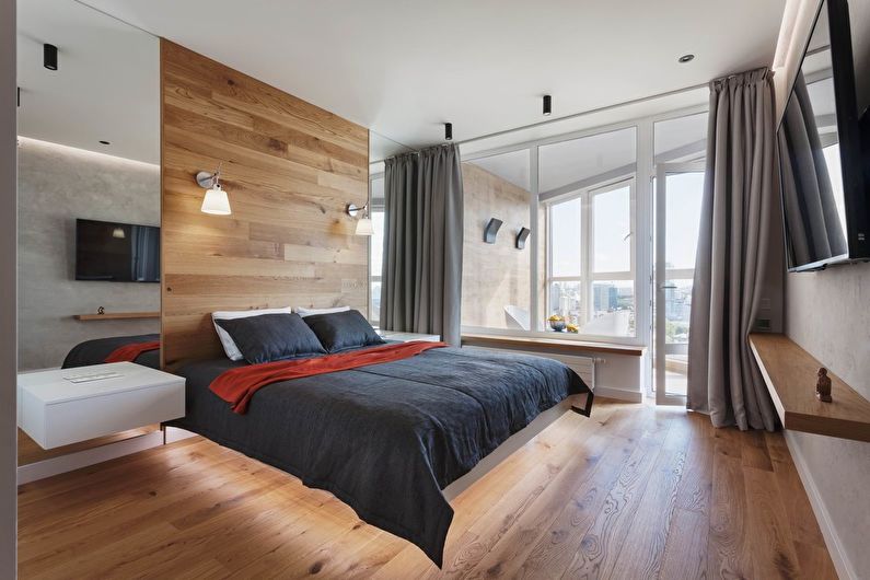 Chambre design d'intérieur dans un style moderne - photo