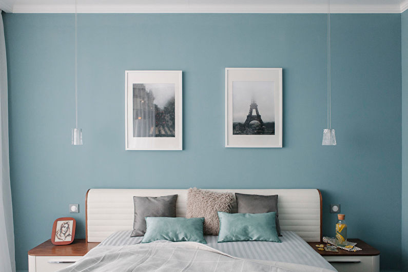 Chambre design d'intérieur dans un style moderne - photo