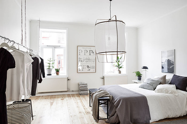 Chambre design d'intérieur dans un style moderne - photo