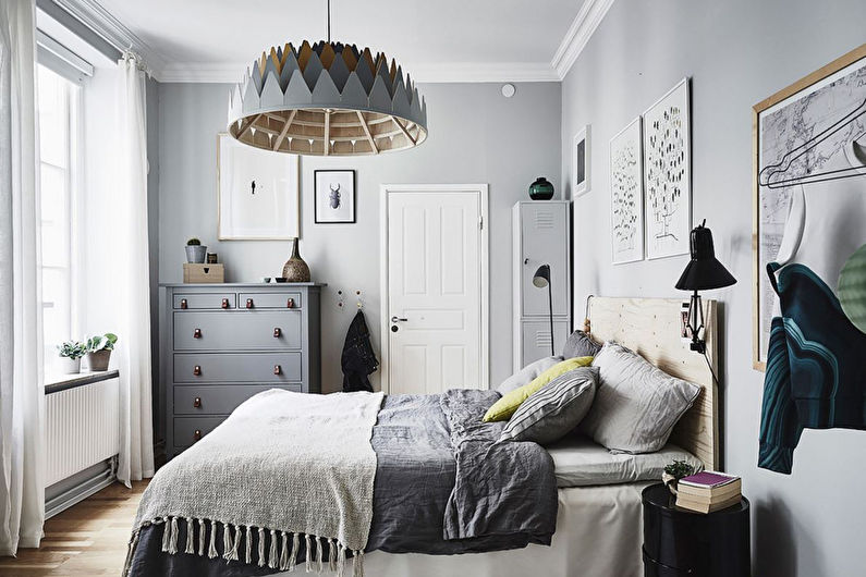 Chambre design d'intérieur dans un style moderne - photo