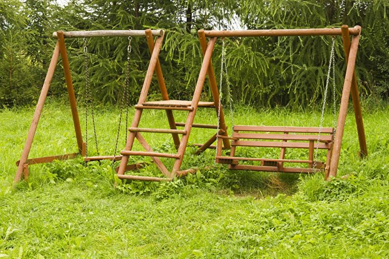 Swing pour une résidence d'été - photo