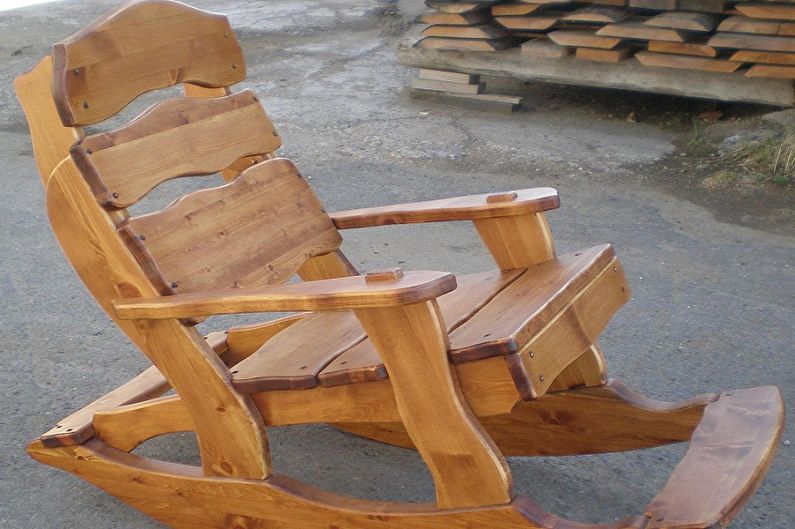 DIY Rocking Chair - Mga Materyales