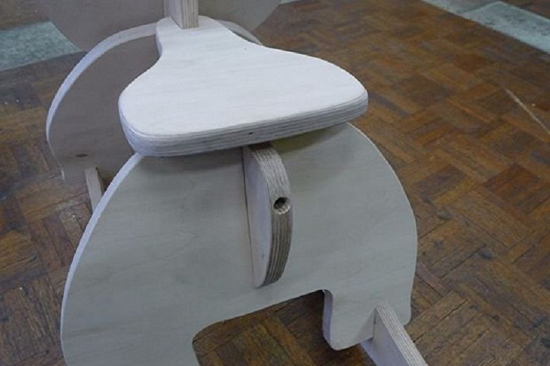 DIY plywood rocking chair - Baby rocking chair