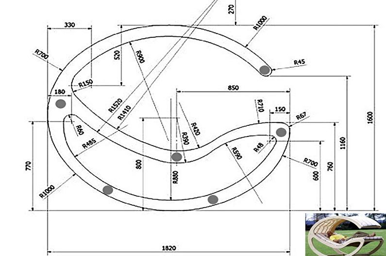 Sedia a dondolo fai-da-te - Disegni insoliti per la casa e il giardino