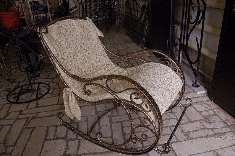 Chaise à bascule bricolage - idées de photos