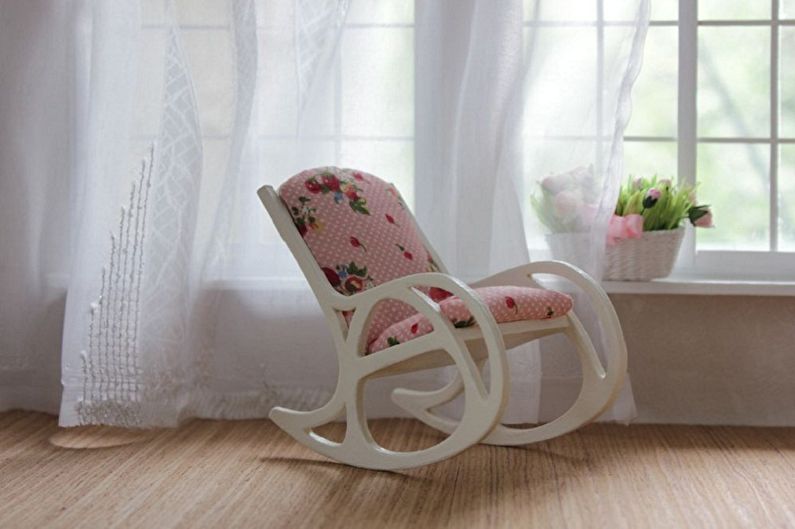 DIY rocking chair - mga ideya sa larawan