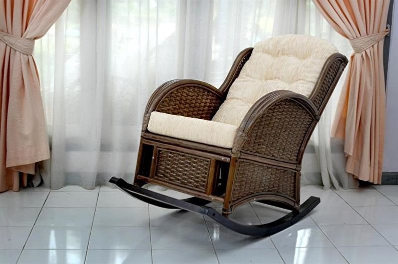 DIY rocking chair - mga ideya sa larawan