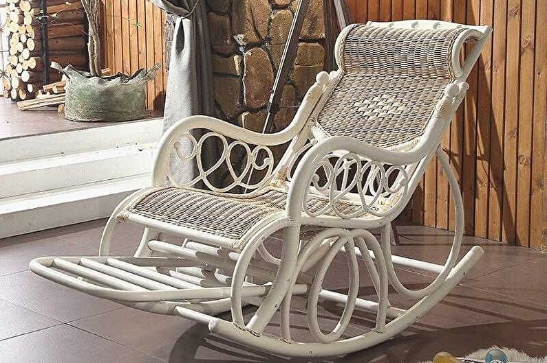 DIY rocking chair - mga ideya sa larawan