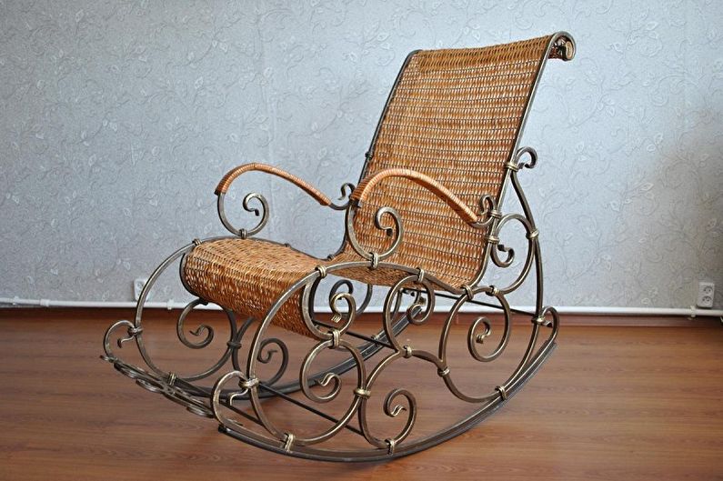 DIY rocking chair - mga ideya sa larawan