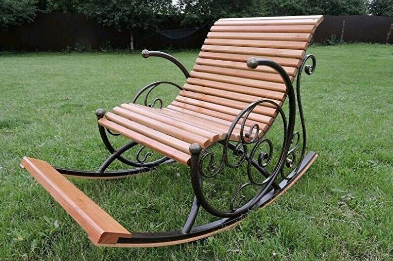 Chaise à bascule bricolage - idées de photos