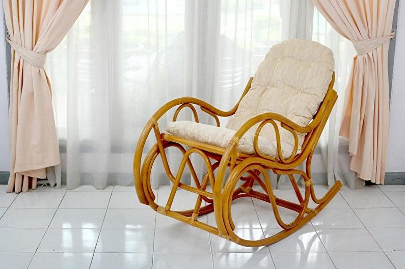 DIY rocking chair - mga ideya sa larawan