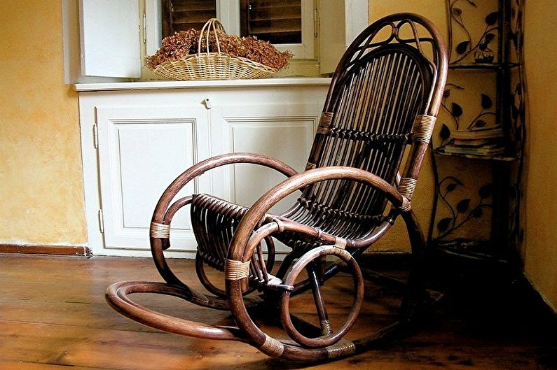 DIY rocking chair - mga ideya sa larawan