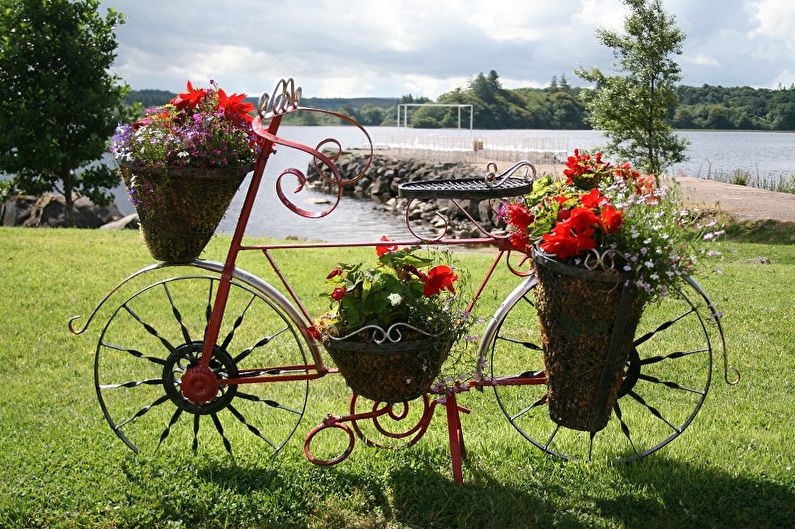 Pots de fleurs de la rue - photo