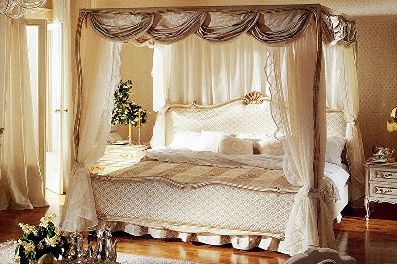 Types of Canopy Beds - Frame Canopy Bed