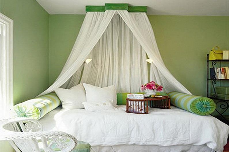 Canopy Bed Types - Canopy เพดาน