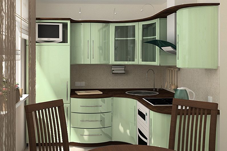 Kitchen Design in Khrushchev - Wall Decoration