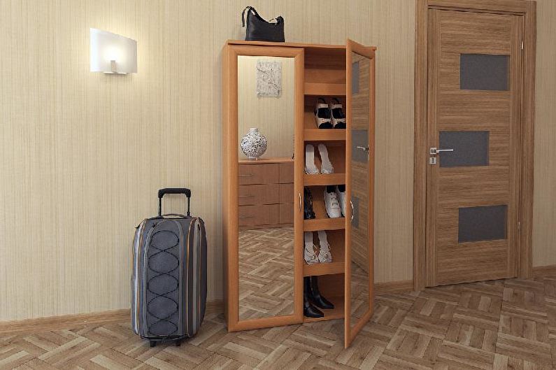 Types of shoes for the hallway - Shoe cabinet