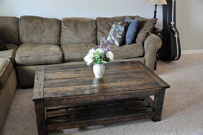 DIY coffee tables - photo ideas