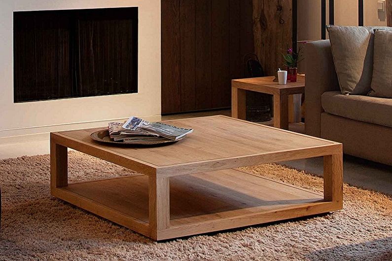 DIY coffee tables - photo ideas