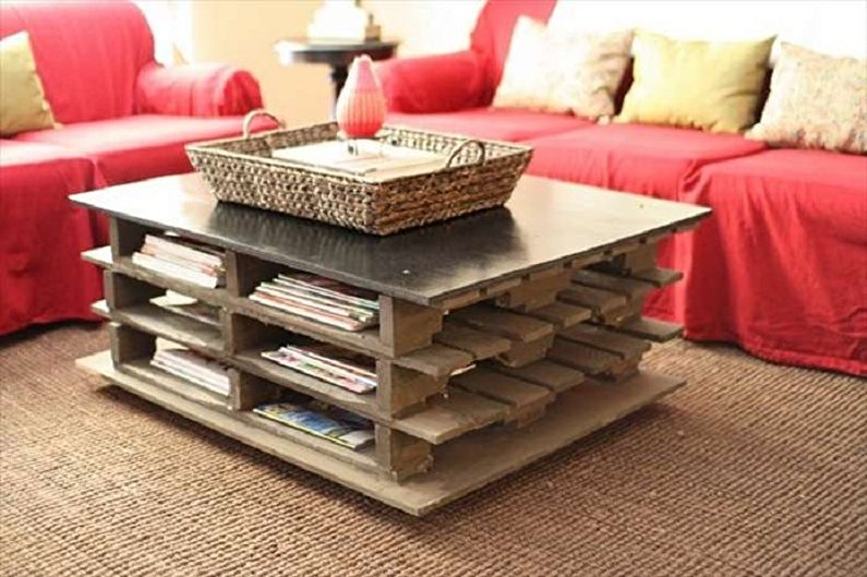 DIY coffee tables - photo ideas