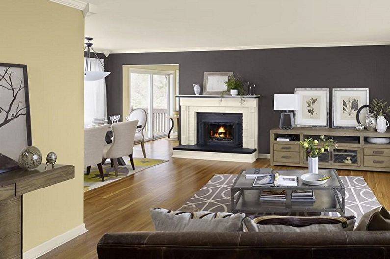 Con qué colores combina el gris - Living Room Design