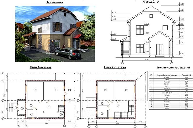 Idee di layout per una casa a due piani