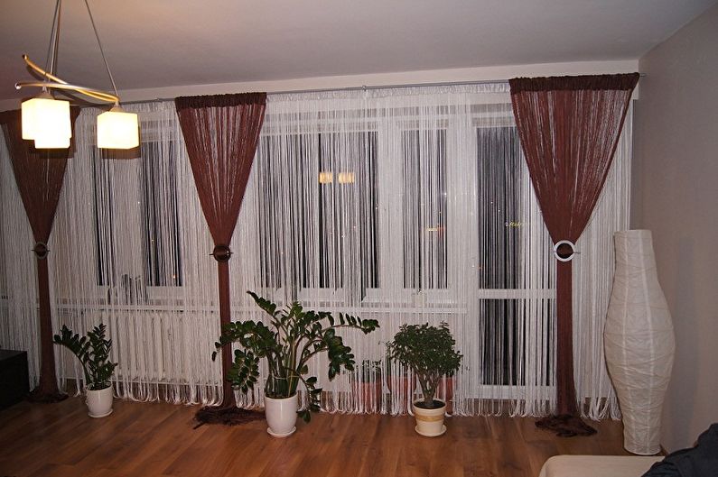 Filament curtains - photo