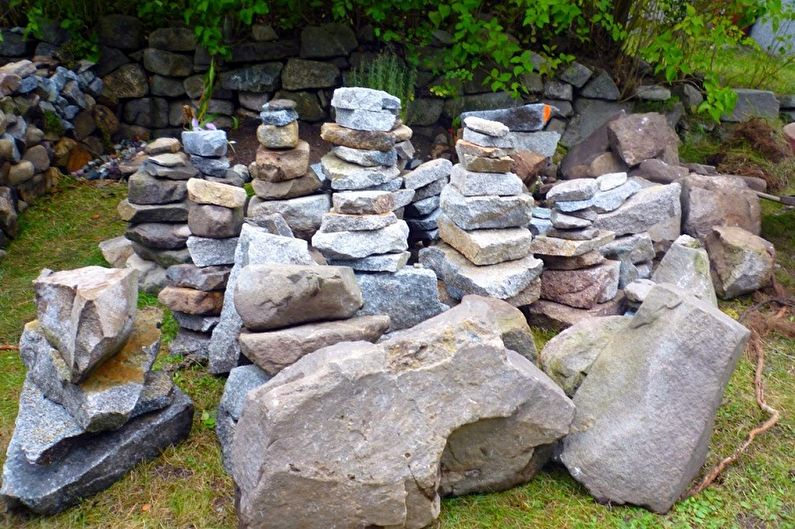 DIY Alpine-glijbaan met een waterval en een vijver - wat je nodig hebt om te bereiden