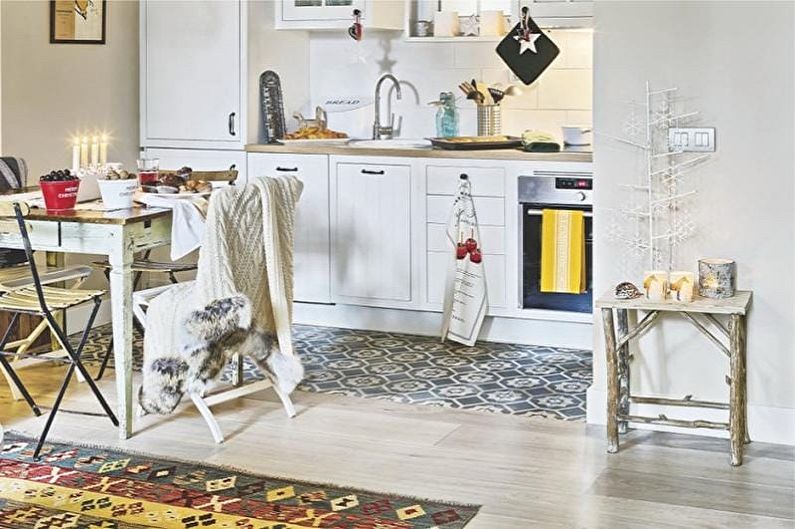 Scandinavian Style Kitchen Design - Floor Finish