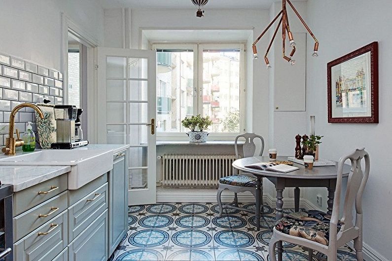 Design d'intérieur de cuisine de style scandinave - photo