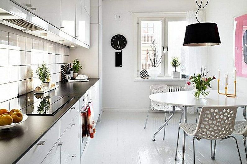 Design d'intérieur de cuisine de style scandinave - photo