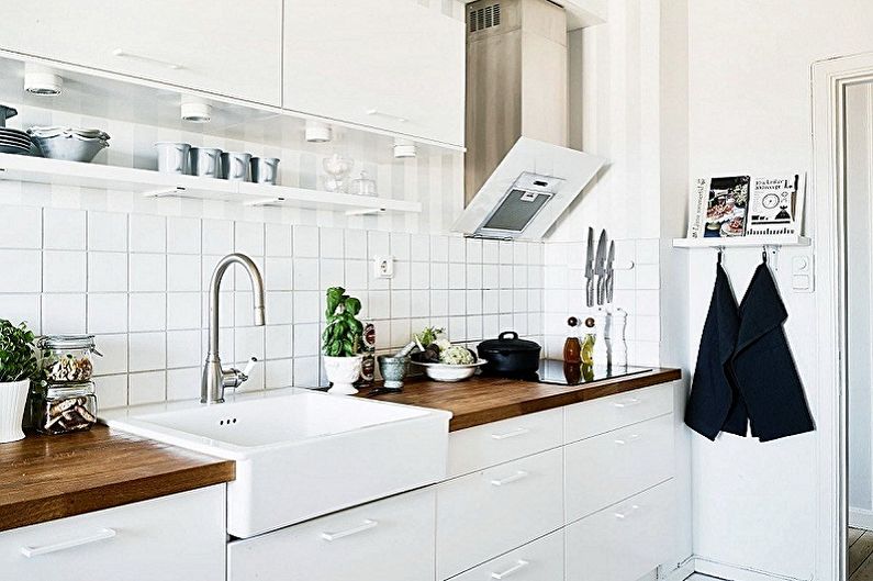 Scandinavisch stijl keuken binnenlands ontwerp - foto