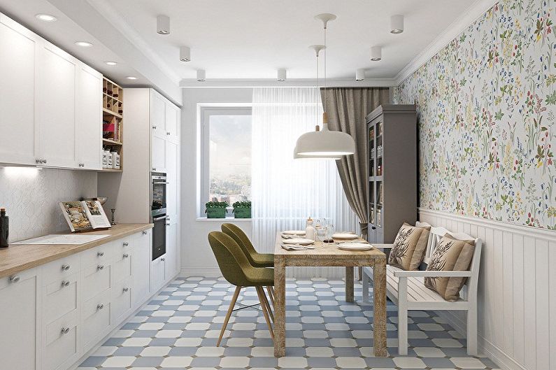 Scandinavisch stijl keuken binnenlands ontwerp - foto