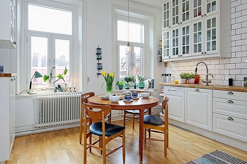 Design d'intérieur de cuisine de style scandinave - photo