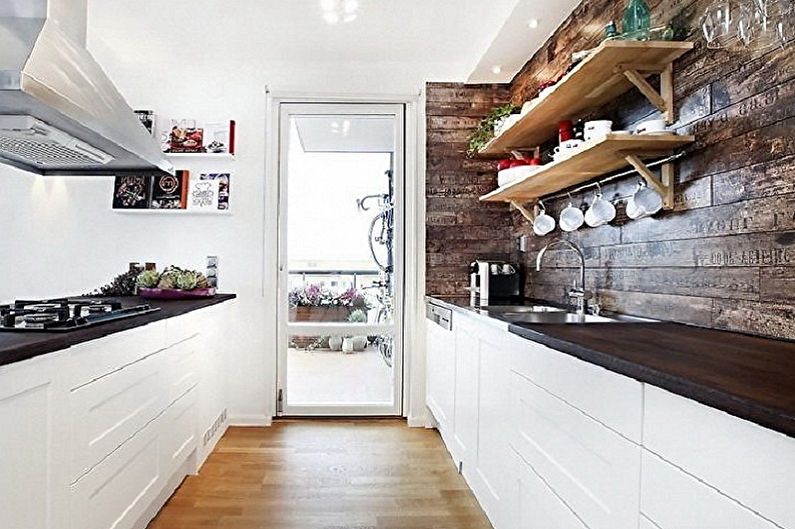 Design d'intérieur de cuisine de style scandinave - photo