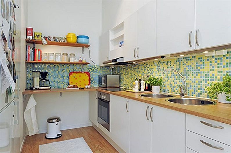 Scandinavisch stijl keuken binnenlands ontwerp - foto