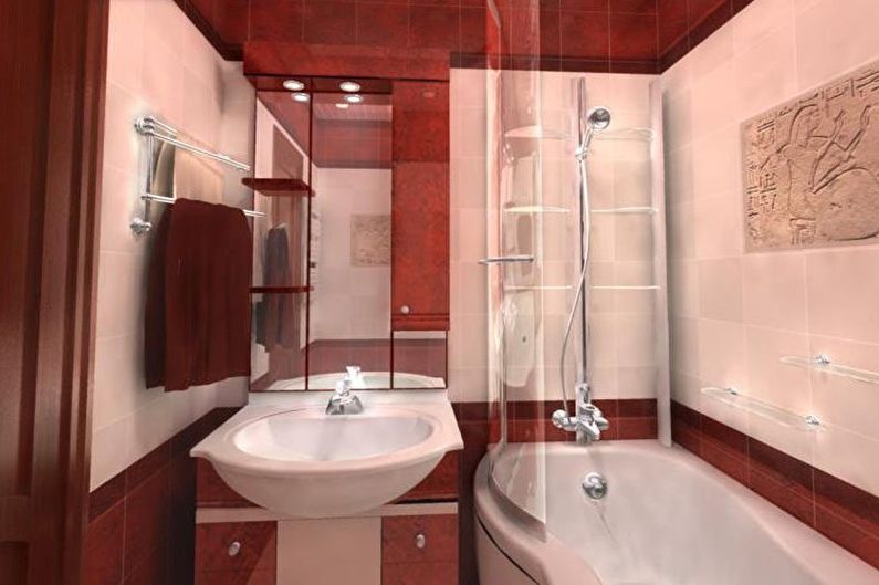 Design salle de bain 2 m² dans un style classique