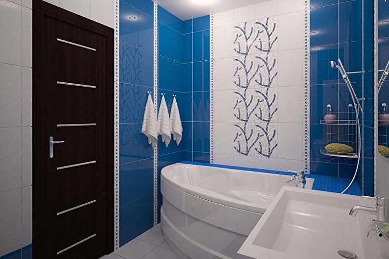 Diseño interior de un baño de 2 m2. - Foto